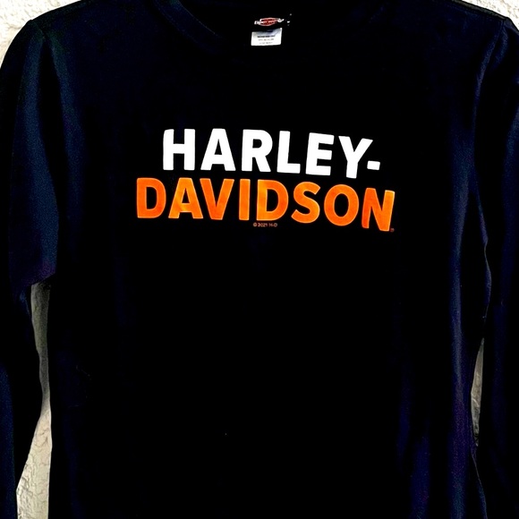 HARLEY DAVIDSON Original Women Medium Long Sleeves, Pit to Pit 18” - Picture 5 of 5